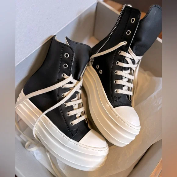 Rick Owens Shoes Rick Owens Darkshadow Platform Sneakers